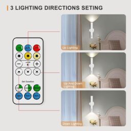 Harper Living Battery Operated Wall Lights with Motion Sensor, Rechargeable Wall Lamp Indoor, LED Wall Sconce, White - thumbnail 5