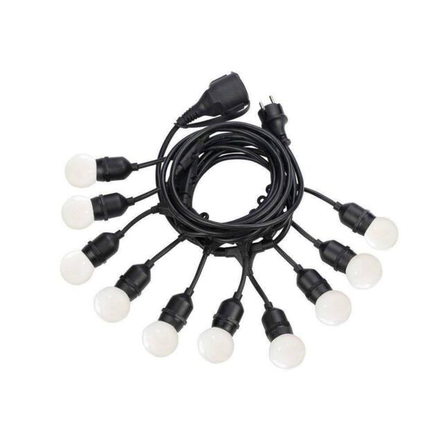 Netlighting Fiesta Outdoor Display Hanging Lights Black IP44 E27