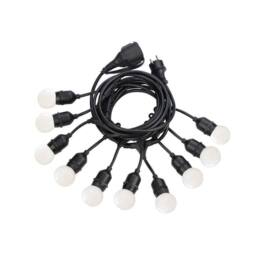 Netlighting Fiesta Outdoor Display Hanging Lights Black IP44 E27