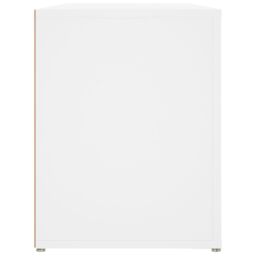 Berkfield Home Shoe Rack White 100x35x45 cm Engineered Wood - Size: 100 x 35 x 45 cm - thumbnail 6