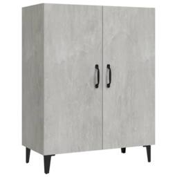 Berkfield Home Sideboard Concrete Grey 70x34x90 cm Engineered Wood - Size: 70 x 34 x 90 cm - thumbnail 3