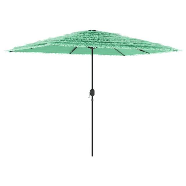 Berkfield Home Garden Parasol with Steel Pole Green 300x200x250 cm - Size: 300 x 200 x 250 cm - image 1