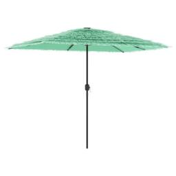 Berkfield Home Garden Parasol with Steel Pole Green 300x200x250 cm - Size: 300 x 200 x 250 cm - thumbnail 5