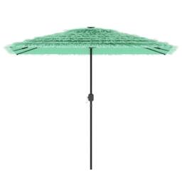 Berkfield Home Garden Parasol with Steel Pole Green 300x200x250 cm - Size: 300 x 200 x 250 cm - thumbnail 3