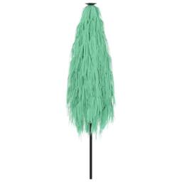 Berkfield Home Garden Parasol with Steel Pole Green 300x200x250 cm - Size: 300 x 200 x 250 cm - thumbnail 6