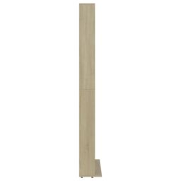 Berkfield Home CD Cabinet Sonoma Oak 102x16x177.5 cm Engineered Wood in Brown - thumbnail 5