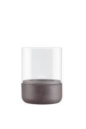 Blomus CALMA Lantern Size S - Cedar Wood in Dark Grey - thumbnail 1