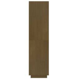 Berkfield Home Book Cabinet/Room Divider Honey Brown 60x35x135 cm Solid Pinewood - Size: 60 x 35 x 135 cm - thumbnail 6