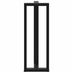 Berkfield Home Bar Table Legs T-Shaped¬†2 pcs Black 50x35x(110-111) cm Steel - thumbnail 6