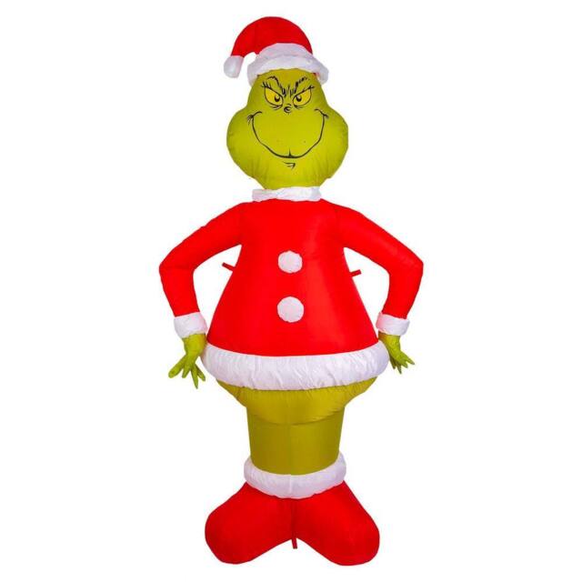 VFM e-Store Grinch Christmas Inflatable Outdoor Decoration in Green - image 1