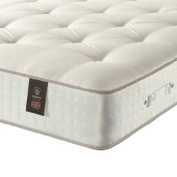 Aspire Signature 5000 Pocket Cashmere Wool Dual Sided Mattress Medium in White - Size: Single - thumbnail 4