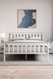HD Designs Milan Single Double King Wooden Bed Frame High Foot Bedroom Furniture - thumbnail 1
