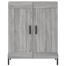 Berkfield Home Highboard Grey Sonoma 69.5x34x180 cm Engineered Wood - thumbnail 8