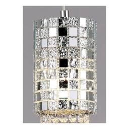 Netlighting Camden Ceiling Pendant 1 Light G9 Polished Chrome Mosaic Glass Crystal in Silver - thumbnail 6