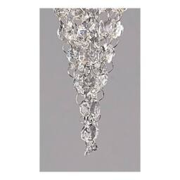 Netlighting Camden Ceiling Pendant 1 Light G9 Polished Chrome Mosaic Glass Crystal in Silver - thumbnail 9