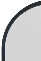 "MirrorOutlet Black Metal Framed Arched Garden Wall Mirror 47"" X 23.5"" (120 X 60CM) - Size: 1 Pack" - thumbnail 6