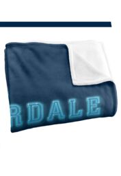 Warner Brothers Riverdale 152x127cm Logo Silky Touch Super Soft Throw Blanket in White - Size: 152x127 cm - thumbnail 3