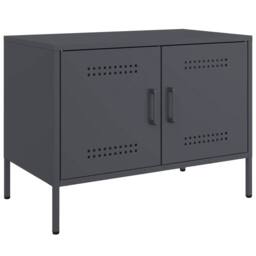 Berkfield Home TV Cabinet Anthracite 68x39x50.5 cm Steel in Dark Grey
