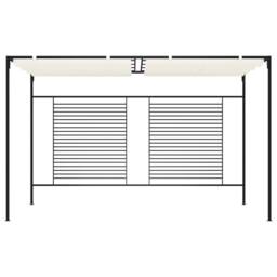 Berkfield Home Gazebo with Retractable Roof 3x4x2.3 m Cream 180 g/m ² - thumbnail 3