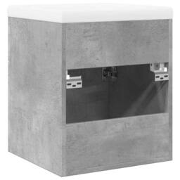 Berkfield Home Durable 2 Piece Bathroom Furniture Set Concrete Grey Engineered Wood - thumbnail 8
