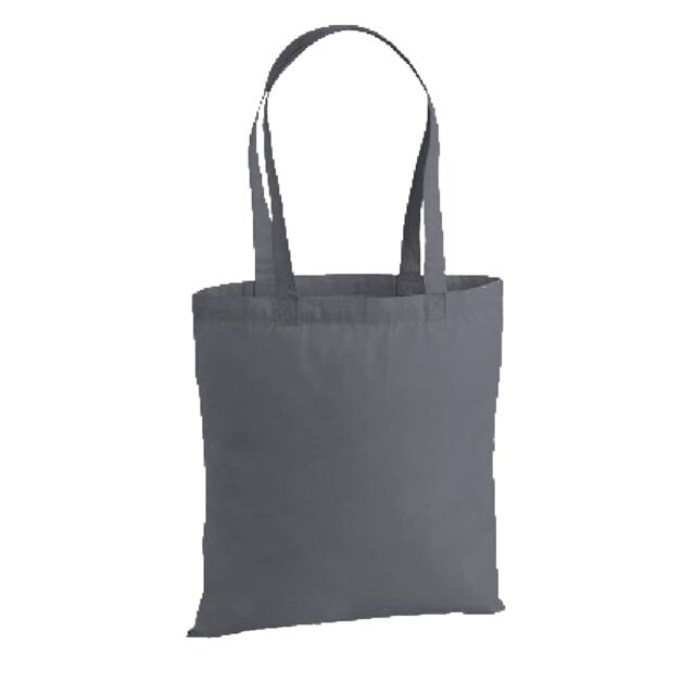 Westford Mill Premium Cotton Tote Bag in Dark Grey - image 1
