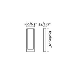 Netlighting Das LED Outdoor Bollard Light Dark Grey IP54 - thumbnail 2