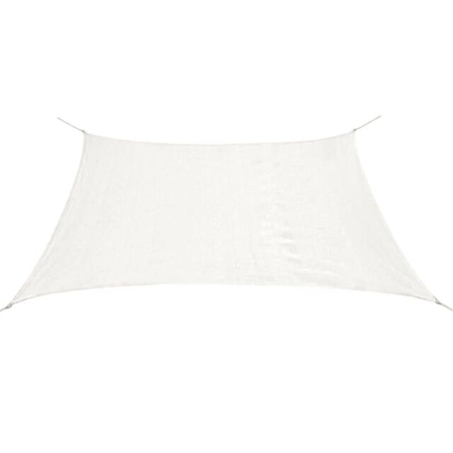 Berkfield Home Sunshade Sail HDPE Square 3.6x3.6 m White - image 1