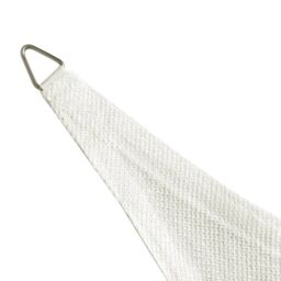 Berkfield Home Sunshade Sail HDPE Square 3.6x3.6 m White - thumbnail 3