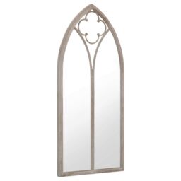 Berkfield Home Mirror Sand 100x45 cm Iron for Indoor Use in Beige - thumbnail 3