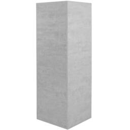 "Nordara Large 12"" Storage Box Concrete Effect Record Display Cabinet Unit in Grey - Size: 100 cm x 100 cm" - thumbnail 2