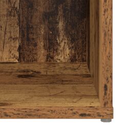 Berkfield Home TV Cabinet with Storage Old wood Engineered Wood in Brown - thumbnail 7