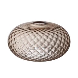 Industville Chelsea Textured Glass Round Pendant Light - 10 Inch in Light Brown - Size: 10 inches - thumbnail 3