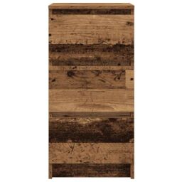 Berkfield Home Sideboard Old Wood 37.5x35x76 cm Engineered Wood in Brown - thumbnail 6