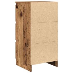 Berkfield Home Sideboard Old Wood 37.5x35x76 cm Engineered Wood in Brown - thumbnail 8