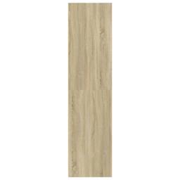 Berkfield Home Wardrobe Sonoma Oak 80x50x200 cm Engineered Wood in Light Tan - Size: 80 x 50 x 200 cm - thumbnail 5