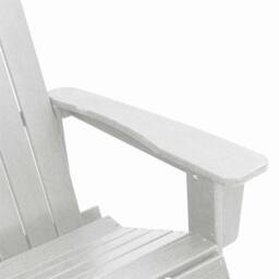 Berkfield Home Adirondack Rocking Chair White 73.5x92x90 cm HDPE - thumbnail 7