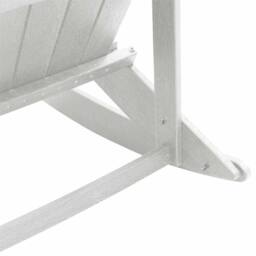 Berkfield Home Adirondack Rocking Chair White 73.5x92x90 cm HDPE - thumbnail 8