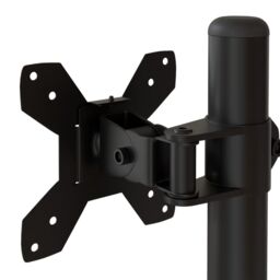 Berkfield Home Monitor Mount Black Steel VESA 75/100 mm - thumbnail 9