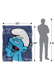 The Smurfs Lazy Silky Touch Super Soft Throw Blanket 152 X 127 cm in White - thumbnail 5