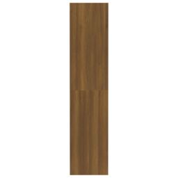 Berkfield Home Book Cabinet/Room Divider Brown Oak 80x30x135 cm Engineered Wood - Size: 80 x 30 x 135 cm - thumbnail 6