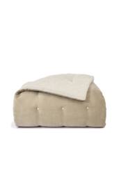 CHRISTY Luxury Quilted Velvet 'Jaipur' Throw in Brown - Size: 140 cm x 200 cm - thumbnail 3