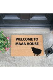 Artsy Mats Welcome to Maaa House Doormat - Regular 60x40cm in Black - Size: 40 cm x 60 cm - thumbnail 3