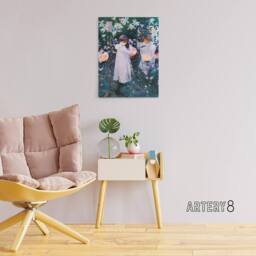 "Artery8 John Singer Sargent Carnation Lily Rose Canvas Wall Art Print - Size: W18"" x H24""" - thumbnail 3