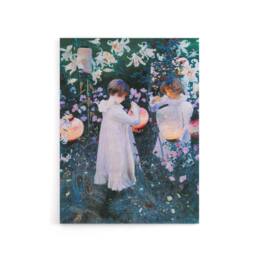 "Artery8 John Singer Sargent Carnation Lily Rose Canvas Wall Art Print - Size: W18"" x H24""" - thumbnail 1