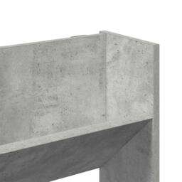 Berkfield Home Wall Shoe Cabinet Concrete Grey 80x18x90 cm Engineered Wood - Size: 80 x 18 x 90 cm - thumbnail 8
