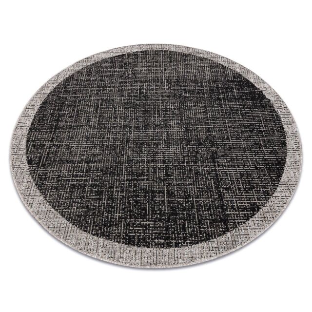 RugsX Floorlux Rug in Black - Size: 160 cm diameter - image 1