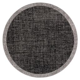 RugsX Floorlux Rug in Black - Size: 160 cm diameter - thumbnail 2