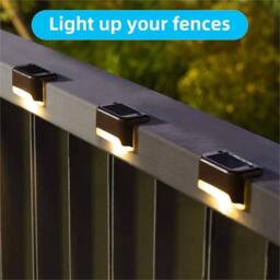 SPETLEK 4X LED Solar Ground Lights Outdoor Garden Lawn Path Decking Lamps in Brown - thumbnail 2