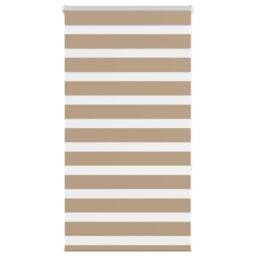 Berkfield Home Elegant Zebra Blind Sand Brown 70x150 cm Fabric Width 65.9 cm Pol - thumbnail 2