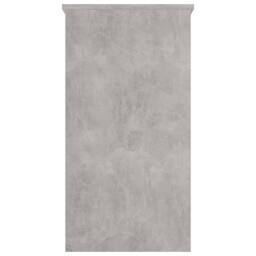 Berkfield Home Modern Desk Concrete Grey 80x40x75 cm Engineered Wood - Size: 80 x 40 x 75 cm - thumbnail 4